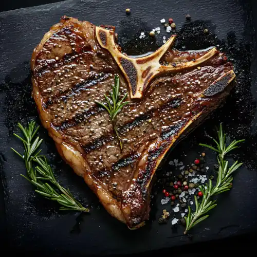 T-Bone Steak at KA-Boom Restaurant in Helston Cornwall